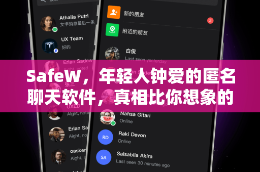 SafeW，年轻人钟爱的匿名聊天软件，真相比你想象的更安全