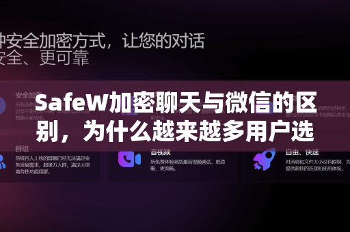 SafeW加密聊天与微信的区别，为什么越来越多用户选择SafeW下载？