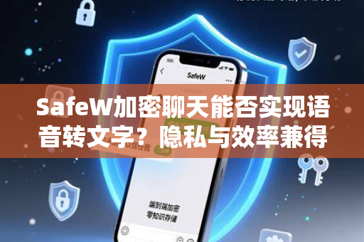 SafeW加密聊天能否实现语音转文字？隐私与效率兼得的秘密