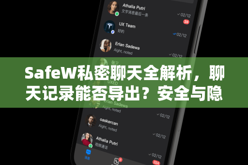 SafeW私密聊天全解析，聊天记录能否导出？安全与隐私的终极问答