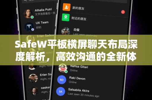 SafeW平板横屏聊天布局深度解析，高效沟通的全新体验
