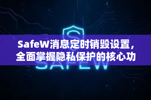 SafeW消息定时销毁设置，全面掌握隐私保护的核心功能