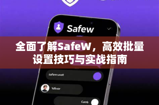 全面了解SafeW，高效批量设置技巧与实战指南