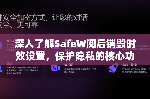 深入了解SafeW阅后销毁时效设置，保护隐私的核心功能