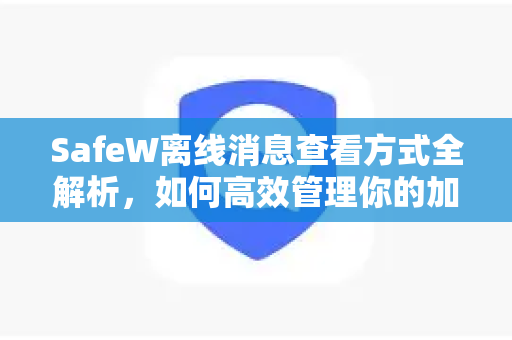 SafeW离线消息查看方式全解析，如何高效管理你的加密通信