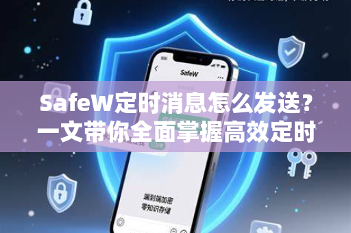 SafeW定时消息怎么发送？一文带你全面掌握高效定时通信技巧